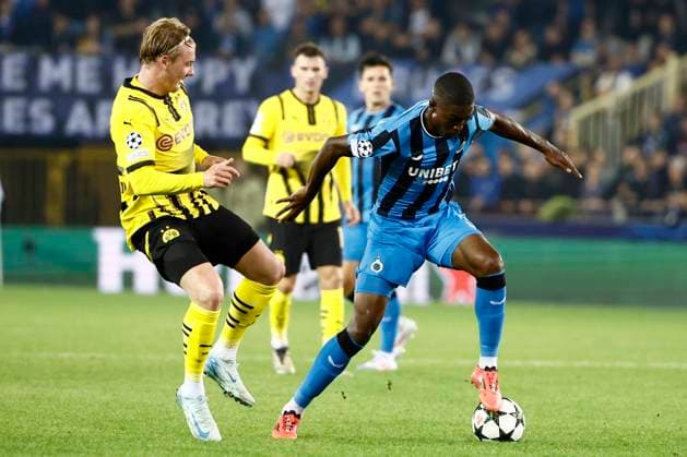 Club Brugge v Borussia Dortmund - UEFA Champions League BRUGGE, BELGIUM - SEPTEMBER 18 : Ordonez Joel defender of Club Brugge during the UEFA Champions League - League phase matchday 1 match between Club Brugge and Borussia Dortmund at the Jan Breydel stadium on September 18, 2024 in Bruges , Belgium , 18 09 2024 Brugge Belgium  Copyright: xJanxDexMeuleneirx