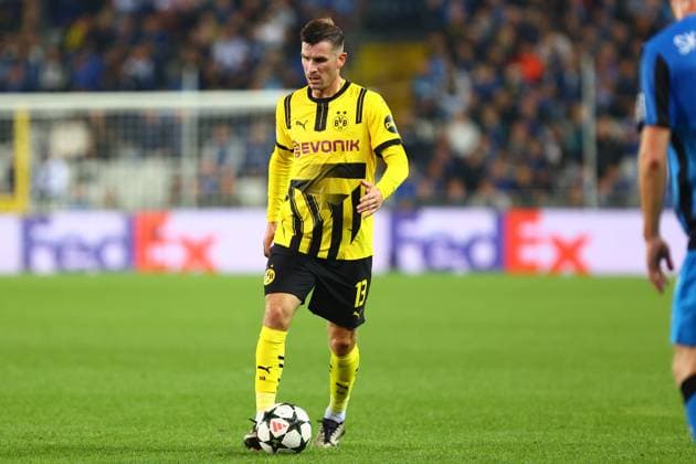 Pascal Gross 13 Borussia Dortmund Club Brugge vs Borussia Dortmund, UEFA Champions League, Football, 1 Matchday, Season 2024 2025, 18 09 2024 PHOTO kolbert press Ant Palmer Jan Breydel Stadion Belgium Copyright: xkolbert-press AntxPalmerx