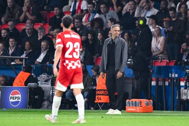 Luis Enrique Martinez ( coach PSG ) during the UEFA Champions League match between Paris Saint Germain and Girona FC at Parc Des Princes on September 18, 2024 in Paris, France. ( Photo by federico pestellini panoramic ) - FOOTBALL : PSG vs Girona - Ligue des Champions - 18 09 2024 FedericoPestellini Panoramic 