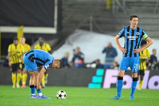 Club Brugge v Borussia Dortmund - UEFA Champions League BRUGGE, BELGIUM - SEPTEMBER 18 : Vanaken Hans midfielder of Club Brugge looks dejected during the UEFA Champions League - League phase matchday 1 match between Club Brugge and Borussia Dortmund at the Jan Breydel stadium on September 18, 2024 in Bruges , Belgium , 18 09 2024 Brugge Belgium  Copyright: xNicoxVereeckenx