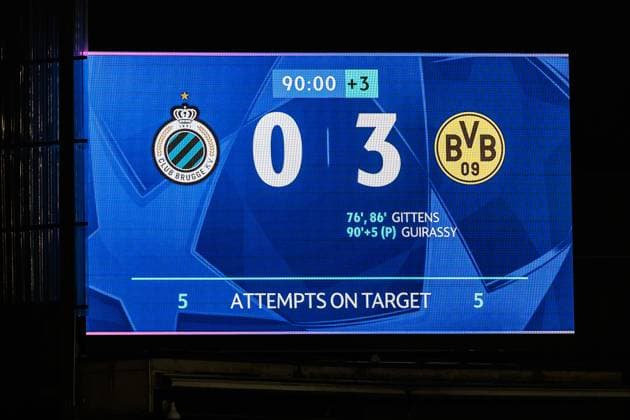 UEFA Champions League Club Brugge Borussia Dortmund 18 09 2024 End in Bruges 0 3 UEFA Champions League Club Brugge Borussia Dortmund, Brugge, Jan Breydelstadion on 18 09 2024 Copyright: xBEAUTIFULxSPORTS Wunderlx