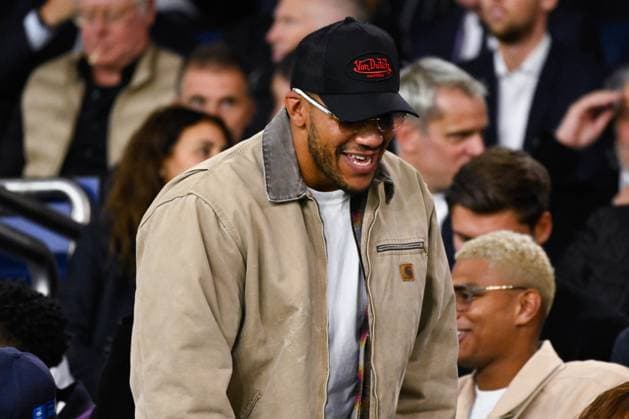 Cyril Gane ( UFC ) attends the UEFA Champions League match between Paris Saint Germain and Girona FC at Parc Des Princes on September 18, 2024 in Paris, France. ( Photo by federico pestellini panoramic ) - FOOTBALL : PSG vs Girona - Ligue des Champions - 18 09 2024 FedericoPestellini Panoramic 