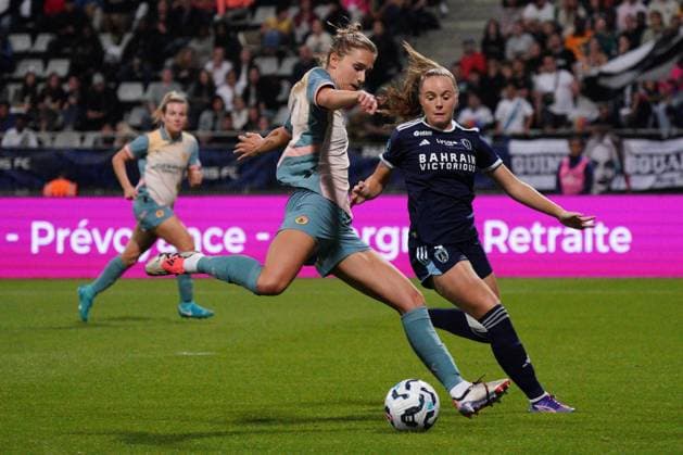 Vivianne Miedema of Man City Paris FC Women v Manchester City Women, UEFA Women s Champions League, Second Round, Football, Stade Charlety , Paris, France, 18 Sep 2024 EDITORIAL USE ONLY No use with unauthorised audio, video, data, fixture lists, club league logos or live services. Online in-match use limited to 120 images, no video emulation. No use in betting, games or single club league player publications.  Copyright: xDavexWinter Shutterstockx 14722161kz