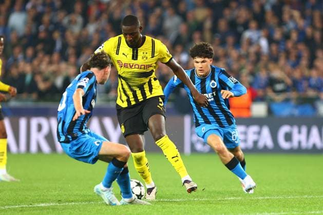 Sehrou Guirassy 9 Borussia Dortmund Club Brugge vs Borussia Dortmund, UEFA Champions League, Football, Matchday 1, Season 2024 2025, 18 09 2024 PHOTO kolbert press Ant Palmer Jan Breydel Stadion Belgium Copyright: xkolbert-press AntxPalmerx