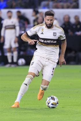 September 18, 2024, Los Angeles, California, USA: Olivier Giroud 9 of the Los Angeles Football Club during their regular season MLS, Fussball Herren, USA game against the Austin FC on Wednesday September 18, 2024 at the BMO Stadium in Los Angeles, California. LAFC ties with Austin, 1-1. ARIANA RUIZ PI Los Angeles U.S - ZUMAp124 20240918_zaa_p124_024 Copyright: xArianaxRuizx