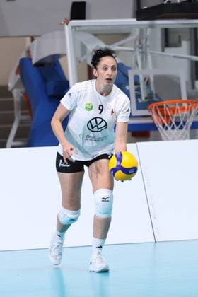 Patricia Aranda Munoz of CD Heidelberg Volkswagen during the Volleyball WEVZA CUP Women between Bezier VB and Heidelberg Volkswagen on 18 sept 2024 at the Palazzetto dello in Rome.  Copyright: x(c)xEmanuelaxVertolli SportReporx xx IPA_49823524 IPA_Agency_IPA49823524