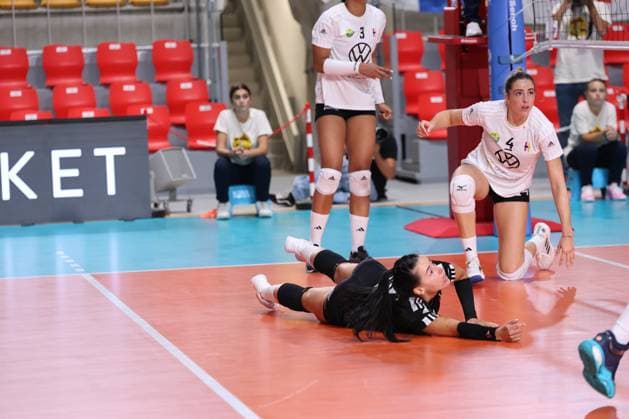 September 18, 2024, Milan, Milan, Italy: Claudia Hernandez Figueroa of CD Heidelberg Volkswagen during the Volleyball WEVZA CUP Women between Bezier VB and Heidelberg Volkswagen on 18 sept 2024 at the Palazzetto dello in Rome. <categoriaITA> - <sottocategoriaITA> - Volleyball WEVZA CUP Women  - ZUMAs349 20240918_zsa_s349_616 Copyright: xC)xEmanuelaxVertolli Sportreporx
