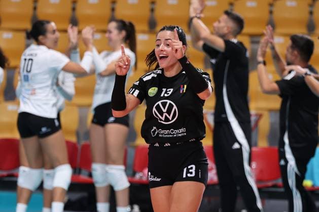 September 18, 2024, Milan, Milan, Italy: Claudia Hernandez Figueroa of CD Heidelberg Volkswagen during the Volleyball WEVZA CUP Women between Bezier VB and Heidelberg Volkswagen on 18 sept 2024 at the Palazzetto dello in Rome. <categoriaITA> - <sottocategoriaITA> - Volleyball WEVZA CUP Women  - ZUMAs349 20240918_zsa_s349_625 Copyright: xC)xEmanuelaxVertolli Sportreporx