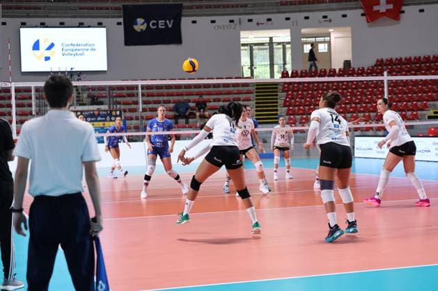 September 18, 2024, Milan, Milan, Italy: Gisel Medina Chacoa of CD Heidelberg during the Volleyball WEVZA CUP Women between Bezier VB and Heidelberg Volkswagen on 18 sept 2024 at the Palazzetto dello in Rome. <categoriaITA> - <sottocategoriaITA> - Volleyball WEVZA CUP Women  - ZUMAs349 20240918_zsa_s349_634 Copyright: xC)xEmanuelaxVertolli Sportreporx