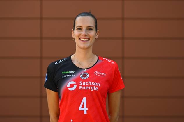 Nathalie Lemmens, head, headshot, portrait, portrait photo, media day at the Dresden Chamber of Crafts, media day, photo session, photo shoot, Dresdner SC, volleyball, 1 Bundesliga women, 1 Liga, DSC, 2024 2025 season, 18 09 2024,