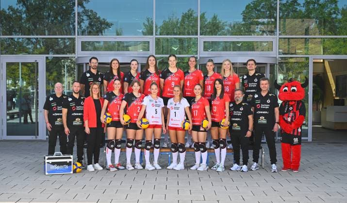 Volleyball, Women, VBL, Dresdner SC, Porträttermin 2024 2025