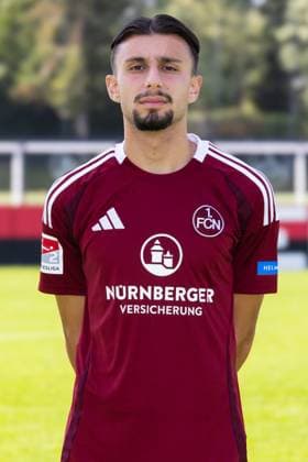 18 09 2024 1 FC Nuremberg FCN Club 2 Football Bundesliga BL Season 2024 2025 Photo appointment Portrait appointment Presentation Presentation Press appointment DaMa Single photo Single photo Portrait Portrait Headshot Berkay Yilmaz 21, 1 FC Nuremberg FCN