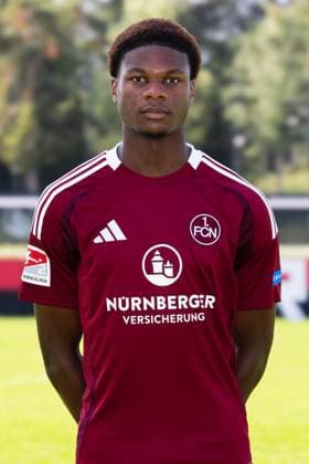 18 09 2024 1 FC Nuremberg FCN Club 2 Football Bundesliga BL Season 2024 2025 Photo appointment Portrait appointment Presentation Press appointment DaMa Single photo Single photo Portrait Portrait Headshot Winners Osawe 38, 1 FC Nuremberg FCN
