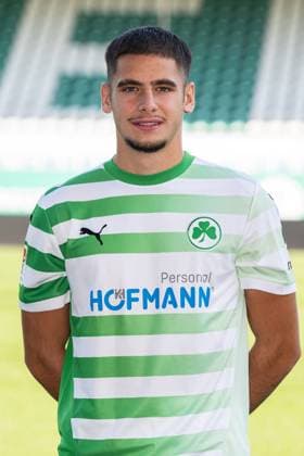 19 09 2024 SpVgg Greuther Fürth Kleeblatt Spielvereinigung 2 Fußball Bundesliga BL Season 2024 2025 Photo appointment Portrait appointment Presentation Press appointment Single photo Single photo Portrait Portrait Headshot Nemanja Motika 22, SpVgg Greuther Fürth