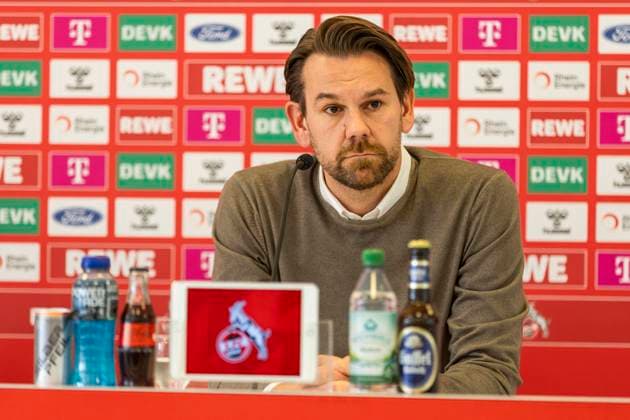 1 FC Köln, Press conference 19 09 2024 Thomas Kessler at the press conference of 1 FC Köln before the match against Fortuna Düsseldorf, on 19 09 2024, Geissbockheim, Köln DFL regulations prohibit any use of photographs as image sequences and or quasi video Copyright: xBEAUTIFULxSPORTS Meuselx