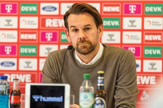 1 FC Köln, Press conference 19 09 2024 Thomas Kessler at the press conference of 1 FC Köln before the match against Fortuna Düsseldorf, on 19 09 2024, Geissbockheim, Köln DFL regulations prohibit any use of photographs as image sequences and or quasi video Copyright: xBEAUTIFULxSPORTS Meuselx