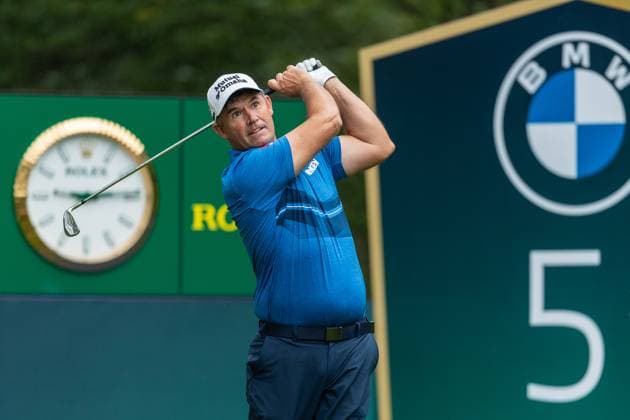 Padraig Harrington Ireland tees off on the 5th hole during round 1 of the BMW PGA, Golf Herren Championship at the Wentworth Golf Club, Virginia Water, England on 19 September 2024. Copyright: xGrantxWinterx 41780109