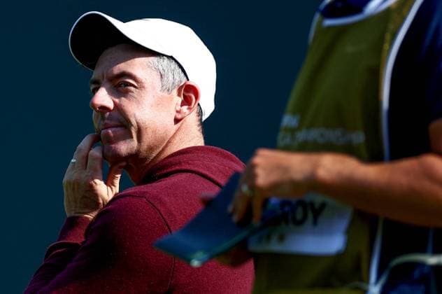 Rory Mcilroy of Northern Ireland after his round. BMW PGA, Golf Herren Championship, Day One, Golf, Wentworth, Surrey, UK - 19 Sep 2024  Copyright: xJamesxMarsh Shutterstockx 14728176n