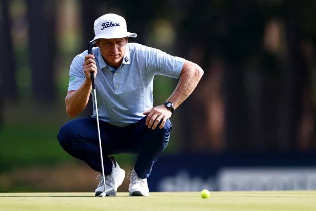 Peter Malnati of USA during his round. BMW PGA, Golf Herren Championship, Day One, Golf, Wentworth, Surrey, UK - 19 Sep 2024  Copyright: xJamesxMarsh Shutterstockx 14728176bw