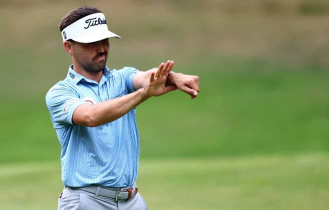 David Ravetto of France during his round. BMW PGA, Golf Herren Championship, Day One, Golf, Wentworth, Surrey, UK - 19 Sep 2024  Copyright: xJamesxMarsh Shutterstockx 14728176cl