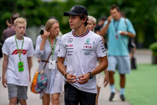 Marina Bay - 19-09-2024, Marina Bay Street Circuit, Andrea Kimi Antonelli at the Formula 1 Singapore Grand Prix 2024 Thursday Formula 1 Singapore Grand Prix 2024 Thursday  x26283573x Copyright: