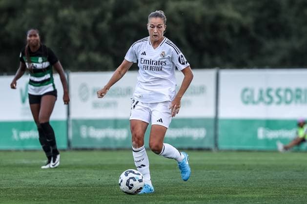 Alcochete, Portugal, September 19th, 2024: Filippa Angeldal (21 Real Madrid CF) in action during the UEFA Women s Champions League game between Sporting CP v Real Madrid CF at Estadio Aurelio Pereira, Alcochete, Portugal (Joao Bravo SPP) Copyright: xJoaoxBravoxx xSPPx spp-en-JoBr-JBF-2146