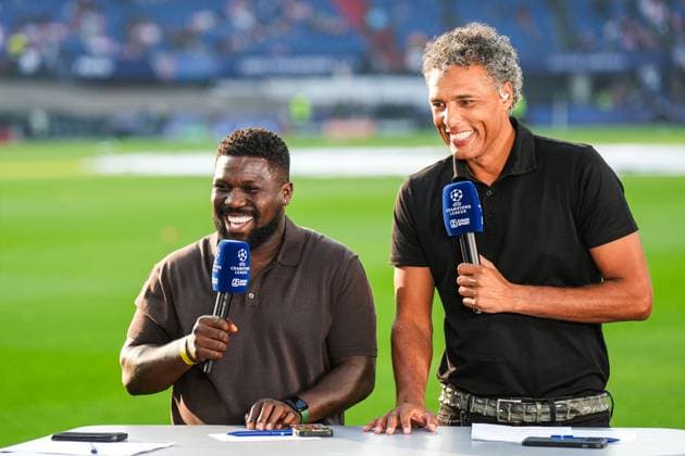 UEFA Champions League: Feyenoord v Bayer 04 Leverkusen Rotterdam - Royston Drenthe, Pierre van Hooijdonk during the first round of new format of the Champions League 2024 2025. The match is set between Feyenoord and Bayer 04 Leverkusen at Stadion Feijenoord De Kuip on 19 September 2024 in Rotterdam, The Netherlands. Copyright: xYannickxVerhoevenx