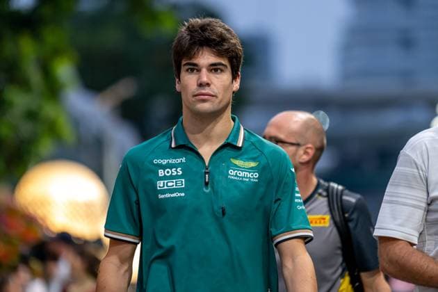 MARINA BAY, SINGAPORE: Lance Stroll, racing for the Aston Martin F1 team during the 2024 Formula 1 Singapore Grand Prix at the Marina Bay Street Circuit in Marina Bay, Singapore.