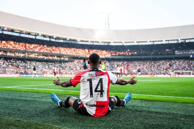 UEFA Champions League: Feyenoord v Bayer 04 Leverkusen Rotterdam - Igor Paixao of Feyenoord during the first round of new format of the Champions League 2024 2025. The match is set between Feyenoord and Bayer 04 Leverkusen at Stadion Feijenoord De Kuip on 19 September 2024 in Rotterdam, The Netherlands. Copyright: xTomxBodex