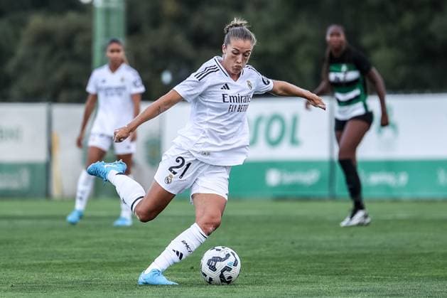 Alcochete, Portugal, September 19th, 2024: Filippa Angeldal (21 Real Madrid CF) in action during the UEFA Women s Champions League game between Sporting CP v Real Madrid CF at Estadio Aurelio Pereira, Alcochete, Portugal (Joao Bravo SPP) Copyright: xJoaoxBravoxx xSPPx spp-en-JoBr-JBF-2159