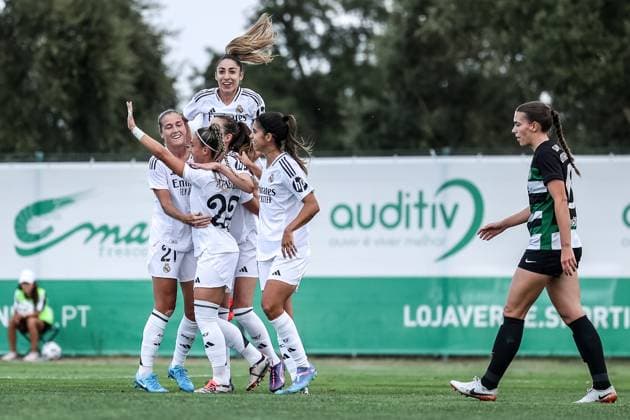 Football, Women, CL-Quali, Sporting Lisbon - Real Madrid