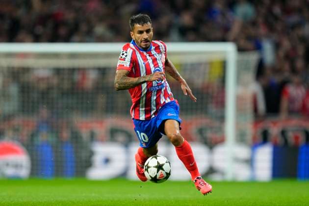Atletico de Madrid v RB Leipzig - UEFA Champions League 2024 25 League Phase MD1 Angel Correa right winger of Atletico de Madrid and Argentina in action during the UEFA Champions League 2024 25 League Phase MD1 match between Atletico de Madrid and RB Leipzig at Estadio Civitas Metropolitano on September 19, 2024 in Madrid, Spain. Madrid Spain  Copyright: xJosexBretonx originalFilename:bretonhernandez-atletico240919_npKt0.jpg