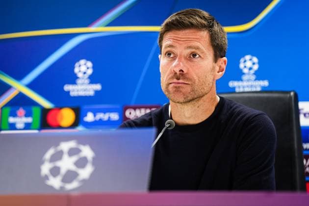 UEFA Champions League: Feyenoord v Bayer 04 Leverkusen Rotterdam - Bayer 04 Leverkusen coach Xabi Alonso during the first round of new format of the Champions League 2024 2025. The match is set between Feyenoord and Bayer 04 Leverkusen at Stadion Feijenoord De Kuip on 19 September 2024 in Rotterdam, The Netherlands. Copyright: xYannickxVerhoevenx