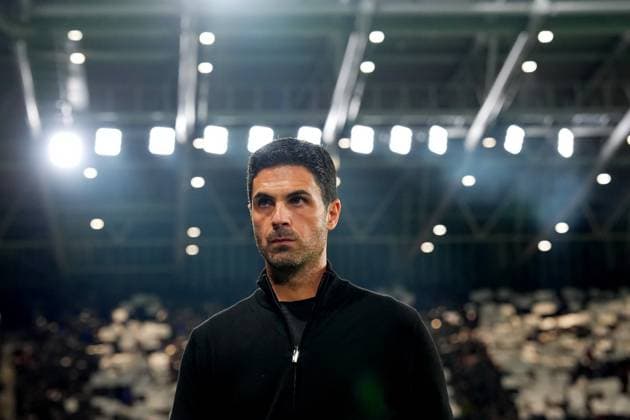 Arsenal head coach Mikel Arteta during the Uefa Champions League soccer match between Atalanta and Arsenal at the Gewiss Stadium in Bergamo, north Italy -Thursday , September 19 2024. - Soccer .  Copyright: xSpada LaPressex