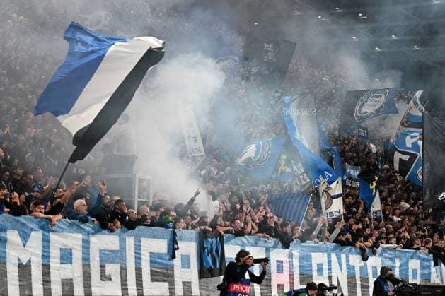 Cm Bergamo 19 09 2024 - Champions League Atalanta-Arsenal foto Cristiano Mazzi Image nella foto: tifosi Atalanta 