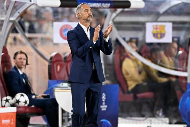 AS Monaco v FC Barcelona, Barca - UEFA Champions League 2024 25 League Phase MD1 Adi Hutter, Head Coach of AS Monaco on the side line during the UEFA Champions League 2024 25 League Phase MD1 match between AS Monaco and FC Barcelona at Stade Louis II on September 19, 2024 in Monaco, Monaco. Monaco Stade Louis II Monaco Monaco Copyright: xNealxSimpson Sportsphoto APLx 14048240