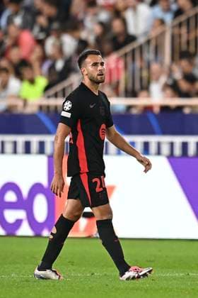 AS Monaco v FC Barcelona, Barca - UEFA Champions League 2024 25 League Phase MD1 Eric Garcia of FC Barcelona leaves the field after been sent off during the UEFA Champions League 2024 25 League Phase MD1 match between AS Monaco and FC Barcelona at Stade Louis II on September 19, 2024 in Monaco, Monaco. Monaco Stade Louis II Monaco Monaco Copyright: xNealxSimpson Sportsphoto APLx 14048247