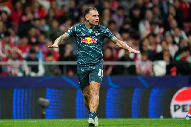 Atletico de Madrid v RB Leipzig - UEFA Champions League 2024 25 League Phase MD1 David Raum left-Back of RB Leipzig and Germany reacts during the UEFA Champions League 2024 25 League Phase MD1 match between Atletico de Madrid and RB Leipzig at Estadio Civitas Metropolitano on September 19, 2024 in Madrid, Spain. Madrid Spain  Copyright: xJosexBretonx originalFilename:bretonhernandez-atletico240919_npJlL.jpg