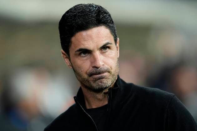 Head Coach Mikel Arteta (Arsenal FC) looks on, UEFA Champions League 2024 25 League Phase MD1, Atalanta BC v Arsenal FC, Gewiss Stadium, September 19, 2024, Bergamo, Italy.