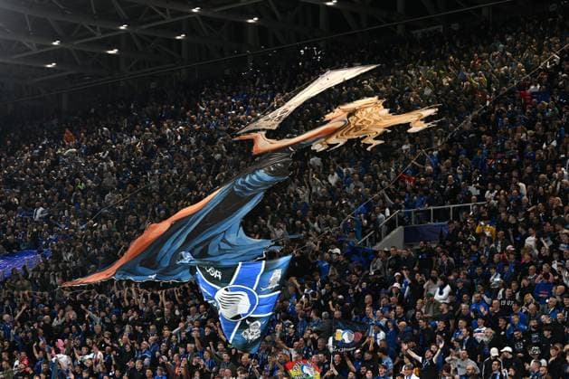 Mg Bergamo 19 09 2024 - Champions League Atalanta-Arsenal foto Matteo Gribaudi Image nella foto: tifosi Atalanta 
