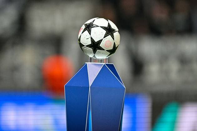 SOCCER - UEFA CL, Brest vs Sturm GUINGAMP,FRANCE,19.SEP.24 - SOCCER - UEFA Champions League, Stade Brestois 29 vs SK Sturm Graz. Image shows a feature with a matchball.  GEPAxpictures xAvnixRetkoceri