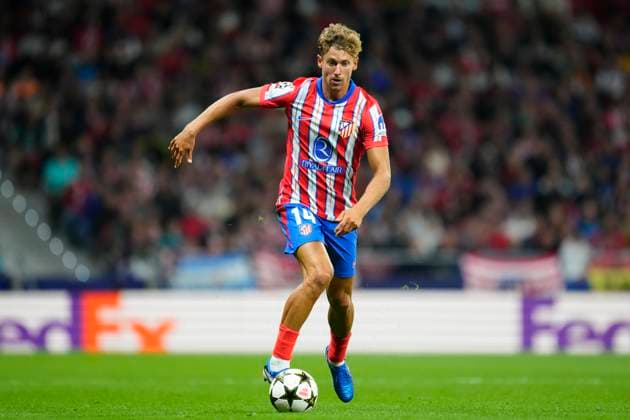 Atletico de Madrid v RB Leipzig - UEFA Champions League 2024 25 League Phase MD1 Marcos Llorente central midfield of Atletico de Madrid and Spain during the UEFA Champions League 2024 25 League Phase MD1 match between Atletico de Madrid and RB Leipzig at Estadio Civitas Metropolitano on September 19, 2024 in Madrid, Spain. Madrid Spain  Copyright: xJosexBretonx originalFilename:bretonhernandez-atletico240919_npcO0.jpg