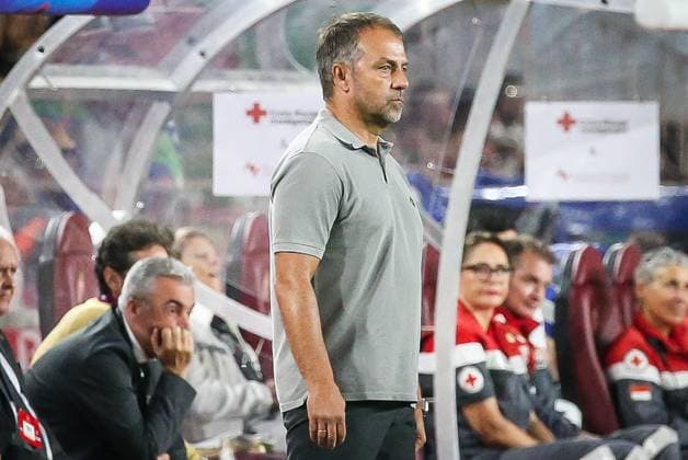 September 19, 2024, Monaco, France, Monaco: Hansi FLICK of Barcelona during the UEFA Champions League, League Phase MD1 match between AS Monaco and FC Barcelona, Barca at Louis II Stadium on September 19, 2024 in Monaco, Monaco. Monaco Monaco - ZUMAm308 20240919_zsp_m308_011 Copyright: xMatthieuxMirvillex