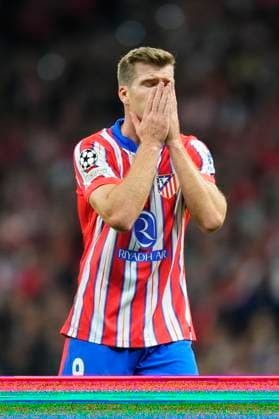 Atletico de Madrid v RB Leipzig - UEFA Champions League 2024 25 League Phase MD1 Alexander Sorloth centre-forward of Atletico de Madrid and Norway lament a failed occasion during the UEFA Champions League 2024 25 League Phase MD1 match between Atletico de Madrid and RB Leipzig at Estadio Civitas Metropolitano on September 19, 2024 in Madrid, Spain. Madrid Spain  Copyright: xJosexBretonx originalFilename:bretonhernandez-atletico240919_np2JN.jpg
