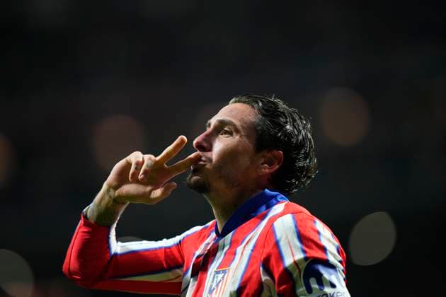 Atletico de Madrid v RB Leipzig - UEFA Champions League 2024 25 League Phase MD1 Jose Maria Gimenez centre-back of Atletico de Madrid and Uruguay celebrates after scoring his sides first goal during the UEFA Champions League 2024 25 League Phase MD1 match between Atletico de Madrid and RB Leipzig at Estadio Civitas Metropolitano on September 19, 2024 in Madrid, Spain. Madrid Spain  Copyright: xJosexBretonx originalFilename:bretonhernandez-atletico240919_npeIL.jpg