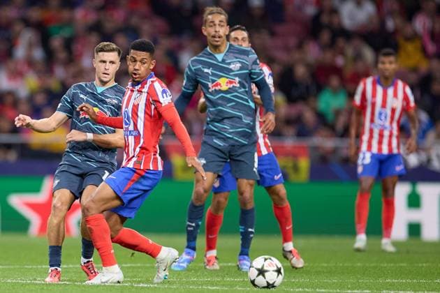 Reinildo Mandava of Atletico de Madrid in action during the UEFA Champions League match between Atletico de Madrid v RB Leipzig at Stadium Civitas Metropolitano on September 19, 2024 in Madrid (Photo by: LGM) FOOTBALL : Atletico de Madrid vs RB Leipzig - UEFA Ligue des Champions - 19 09 2024 LGM Panoramic 
