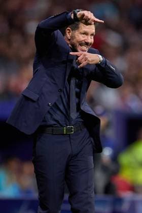 Diego Pablo Simeone head coach of Atletico de Madrid reacts during the UEFA Champions League match between Atletico de Madrid v RB Leipzig at Stadium Civitas Metropolitano on September 19, 2024 in Madrid (Photo by: LGM) FOOTBALL : Atletico de Madrid vs RB Leipzig - UEFA Ligue des Champions - 19 09 2024 LGM Panoramic 
