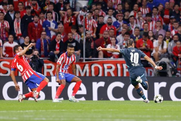 September 19, 2024, Madrid, Madrid, SPAIN: Xavi Simons of RB Leipzig in action during the UEFA Champions League 2024 25 League Phase MD1 match between Atletico de Madrid and RB Leipzig at Estadio Civitas Metropolitano on September 19, 2024 in Madrid, Spain. Madrid SPAIN - ZUMAa181 20240919_zaa_a181_159 Copyright: xDennisxAgyemanx