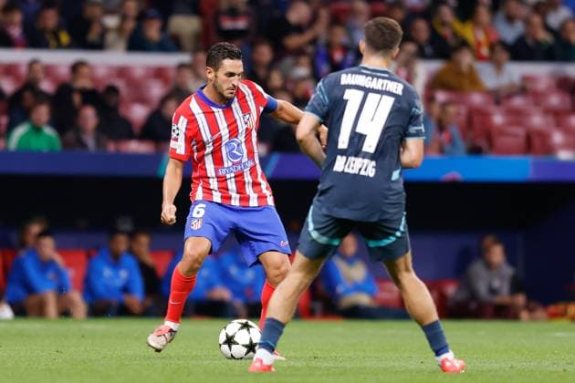 September 19, 2024, Madrid, Madrid, SPAIN: Jorge Resurreccion Koke of Atletico de Madrid in action during the UEFA Champions League 2024 25 League Phase MD1 match between Atletico de Madrid and RB Leipzig at Estadio Civitas Metropolitano on September 19, 2024 in Madrid, Spain. Madrid SPAIN - ZUMAa181 20240919_zaa_a181_198 Copyright: xDennisxAgyemanx