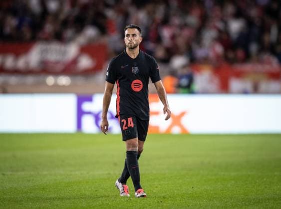 Monaco vs Barcelona Garcia in action during the game against Monaco valid for Champions League at the Stade Louis II, in Monaco, today september 19, 2024. Copyright: xx _RR_6651